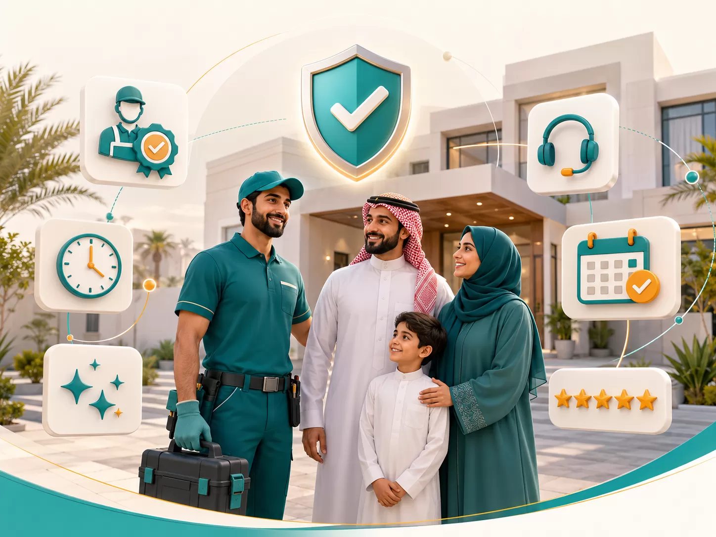 تنظيف وتعقيم دورات المياه